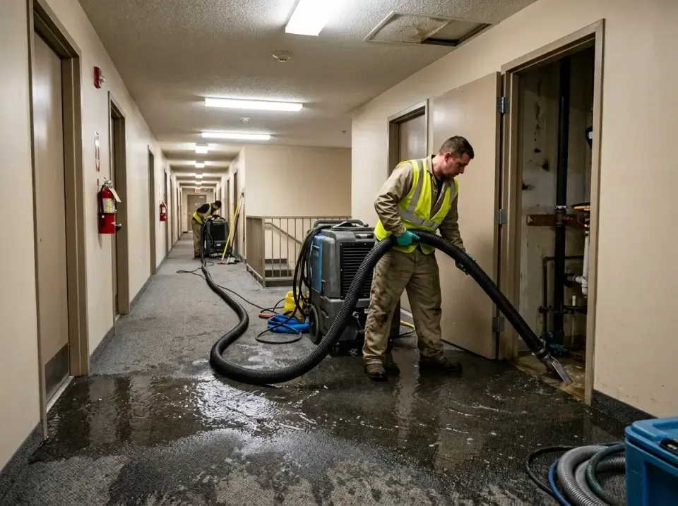 multi-unit-apartment-hallway-f-005 — frequently asked questions, Emergency Burst Pipe Water Extraction & Removal in Hidden S…